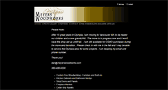 Desktop Screenshot of meyerswoodworks.com