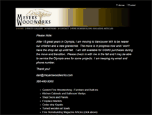 Tablet Screenshot of meyerswoodworks.com